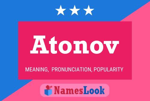 Póster del nombre Atonov