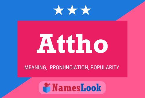 Póster del nombre Attho