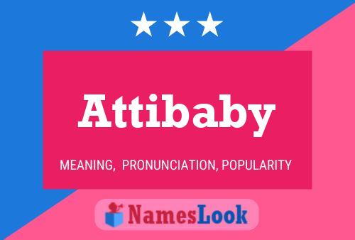 Póster del nombre Attibaby