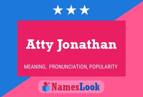 Póster del nombre Atty Jonathan