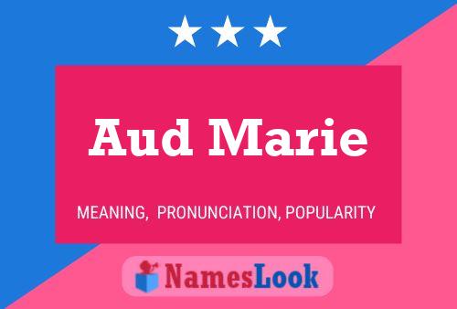 Póster del nombre Aud Marie