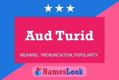 Póster del nombre Aud Turid