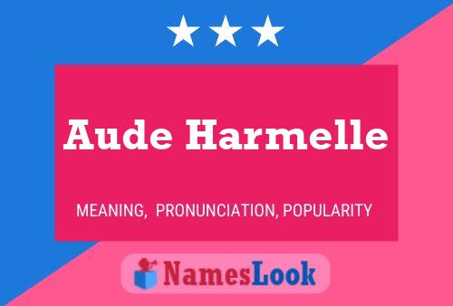 Póster del nombre Aude Harmelle