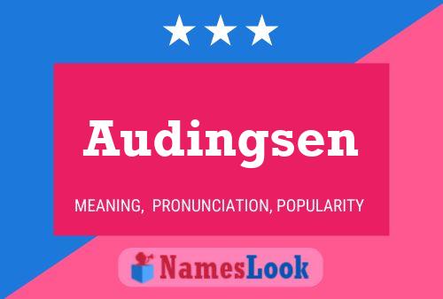 Póster del nombre Audingsen