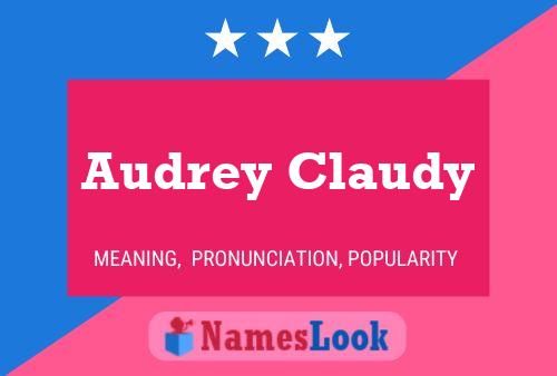 Póster del nombre Audrey Claudy