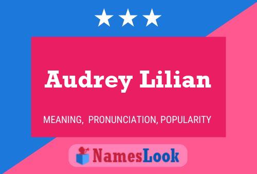 Póster del nombre Audrey Lilian