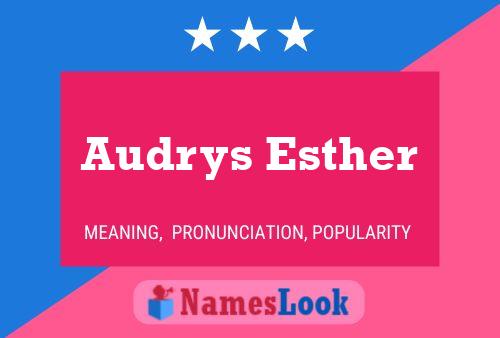 Póster del nombre Audrys Esther