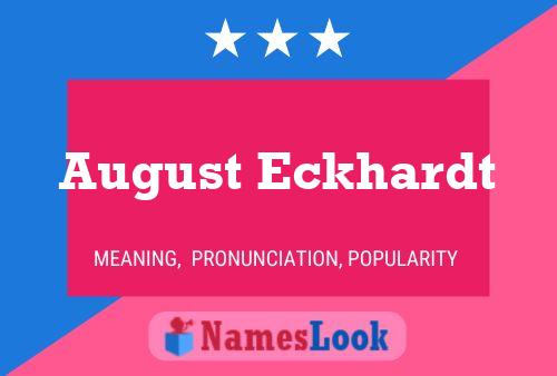 Póster del nombre August Eckhardt