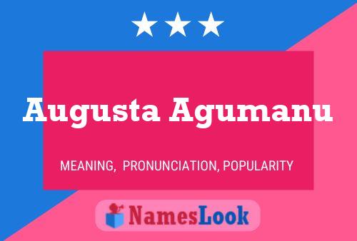 Póster del nombre Augusta Agumanu