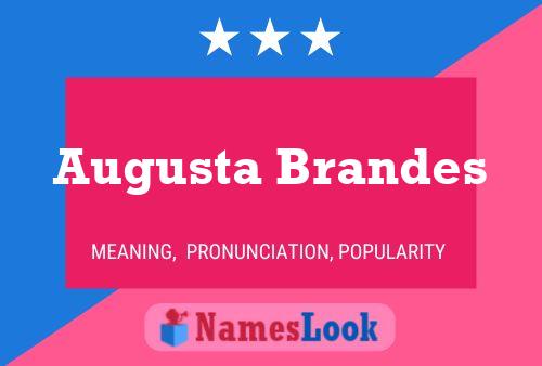 Póster del nombre Augusta Brandes