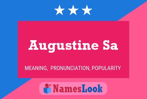 Póster del nombre Augustine Sa