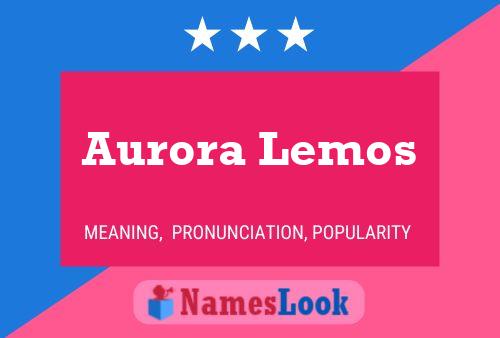 Póster del nombre Aurora Lemos