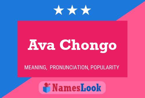 Póster del nombre Ava Chongo