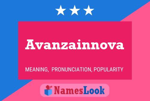 Póster del nombre Avanzainnova