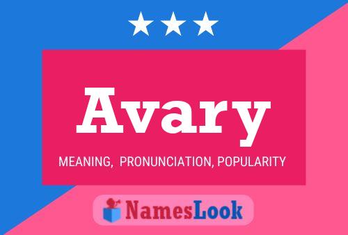 Póster del nombre Avary