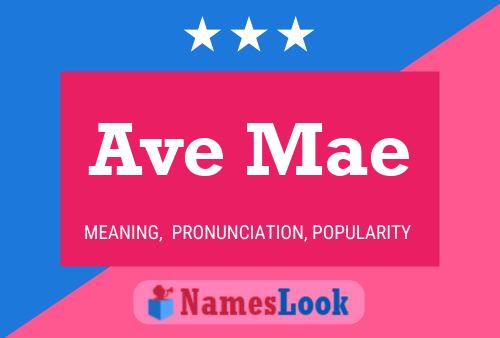 Póster del nombre Ave Mae