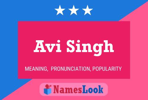 Póster del nombre Avi Singh