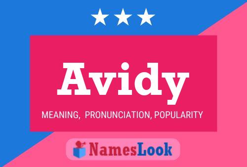 Póster del nombre Avidy