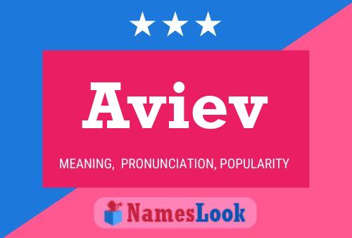 Póster del nombre Aviev