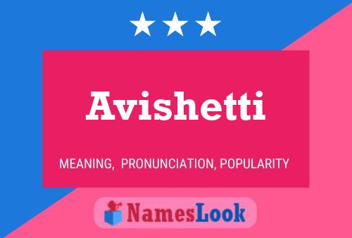 Póster del nombre Avishetti