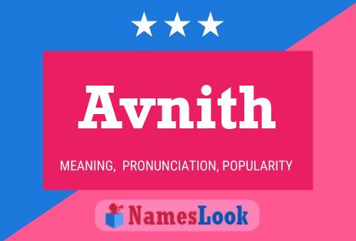 Póster del nombre Avnith