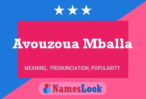 Póster del nombre Avouzoua Mballa