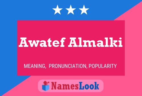 Póster del nombre Awatef Almalki