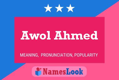 Póster del nombre Awol Ahmed