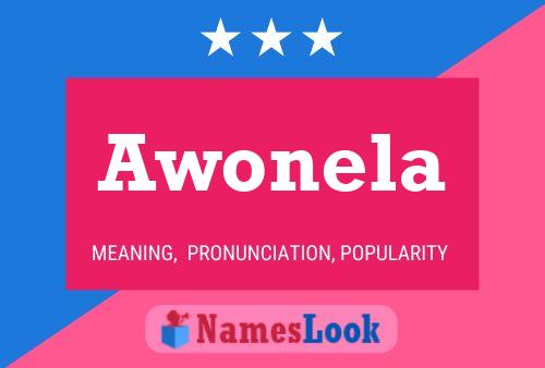 Póster del nombre Awonela