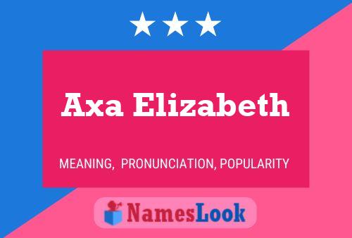 Póster del nombre Axa Elizabeth