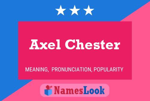 Póster del nombre Axel Chester