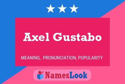 Póster del nombre Axel Gustabo