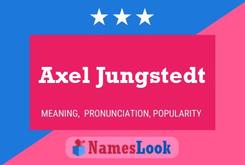 Póster del nombre Axel Jungstedt