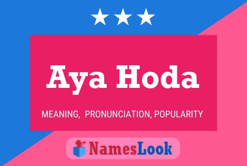 Póster del nombre Aya Hoda