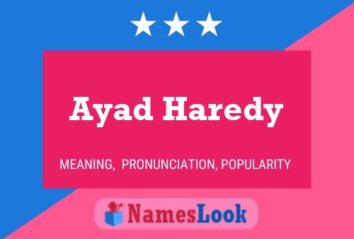 Póster del nombre Ayad Haredy