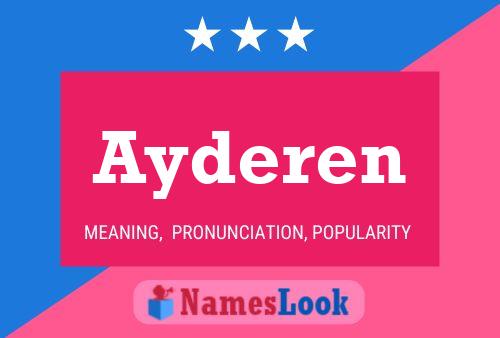 Póster del nombre Ayderen