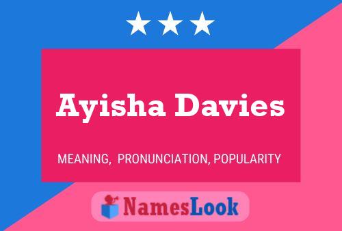 Póster del nombre Ayisha Davies