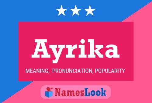 Póster del nombre Ayrika