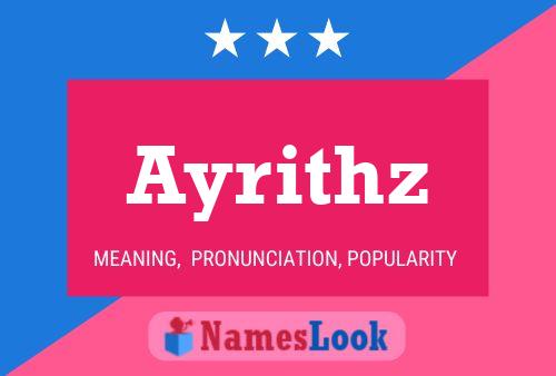 Póster del nombre Ayrithz