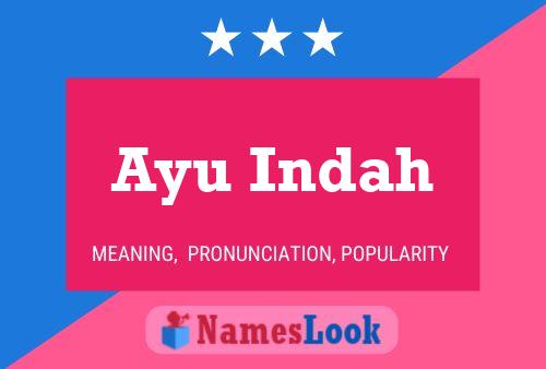 Póster del nombre Ayu Indah