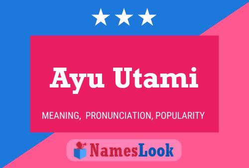 Póster del nombre Ayu Utami