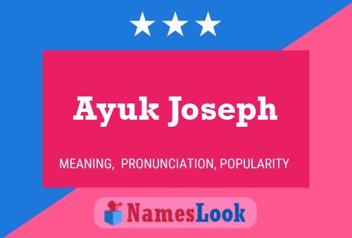 Póster del nombre Ayuk Joseph