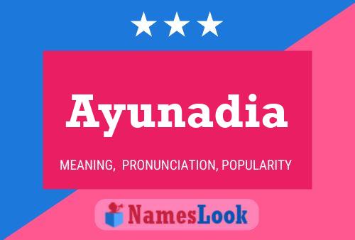 Póster del nombre Ayunadia