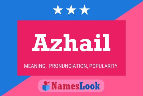 Póster del nombre Azhail