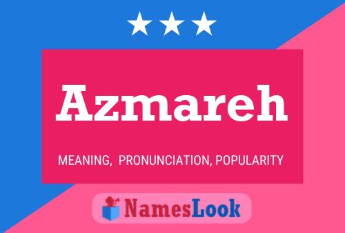 Póster del nombre Azmareh