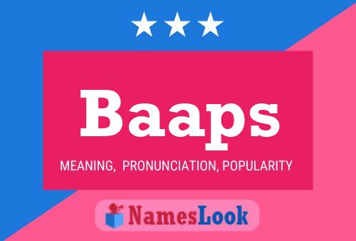 Póster del nombre Baaps