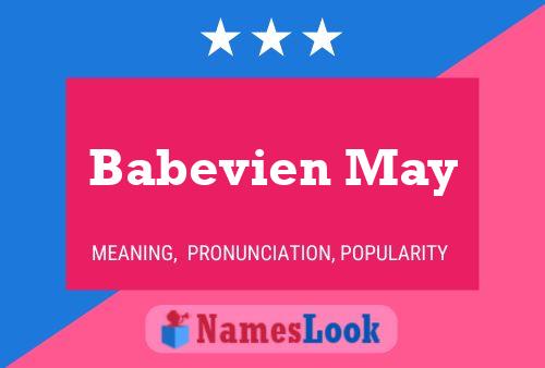 Póster del nombre Babevien May