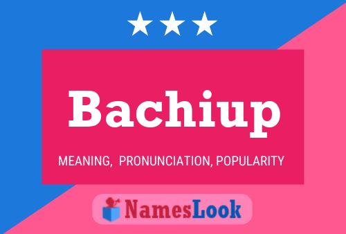 Póster del nombre Bachiup