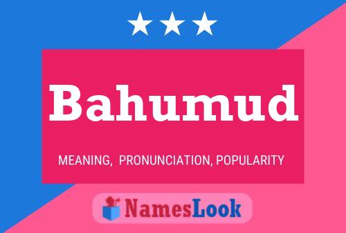 Póster del nombre Bahumud