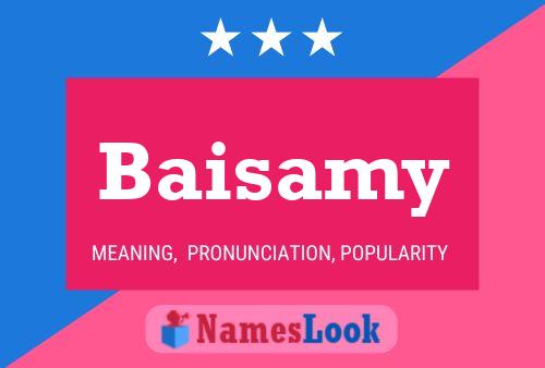 Póster del nombre Baisamy